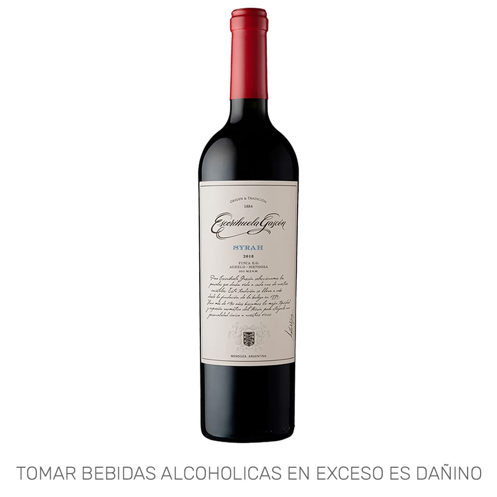 Vino Tinto ESCORIHUELA GASCON Syrah Botella 750ml