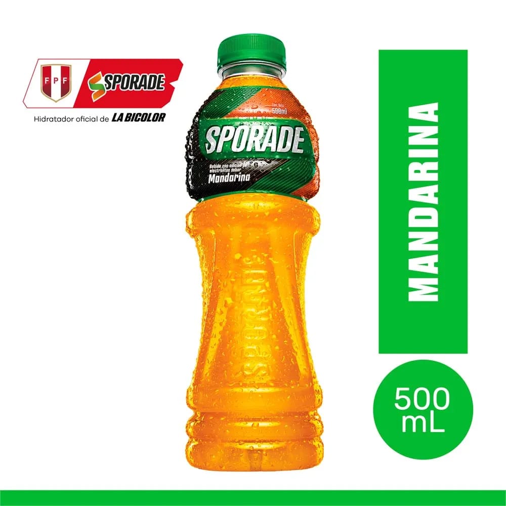 Bebida Rehidratante SPORADE Mandarina Botella 500ml