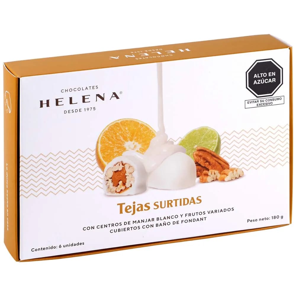 Tejas Surtidas HELENA Caja 180g