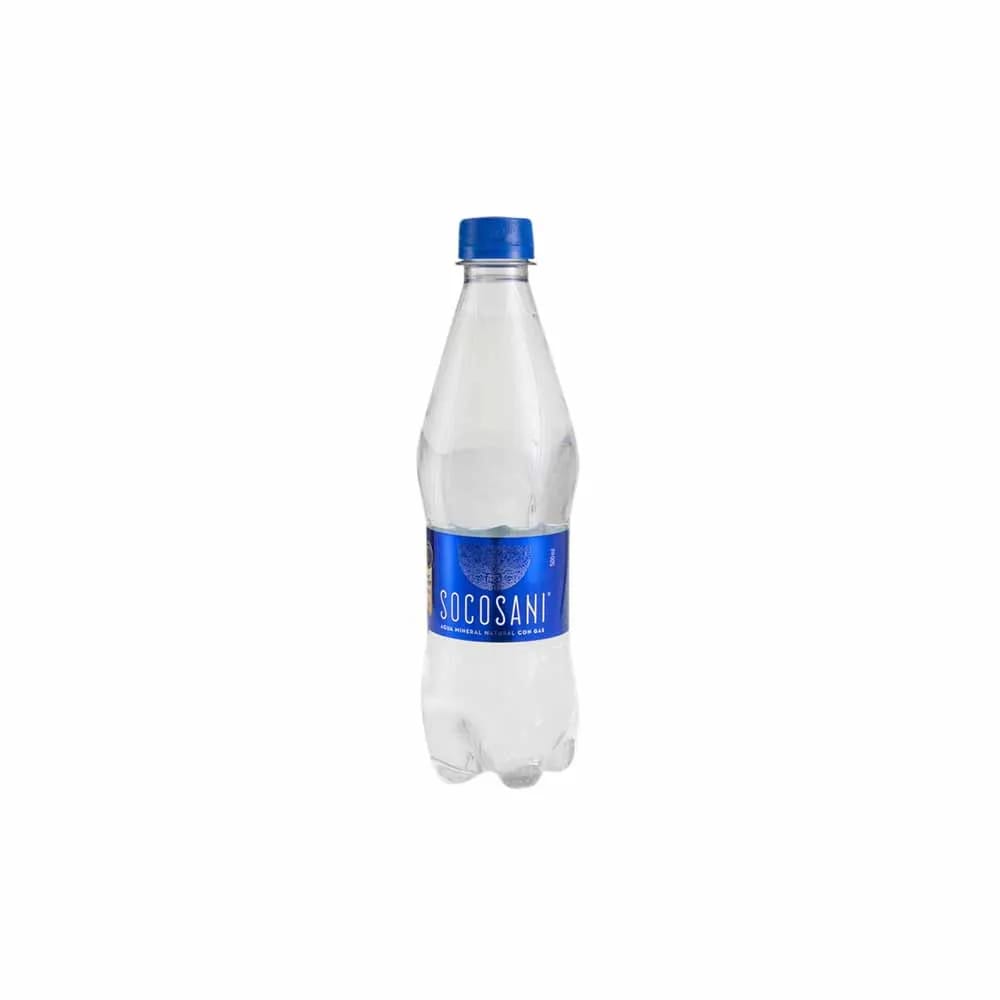 Agua Mineral SOCOSANI Con Gas Botella 500ml