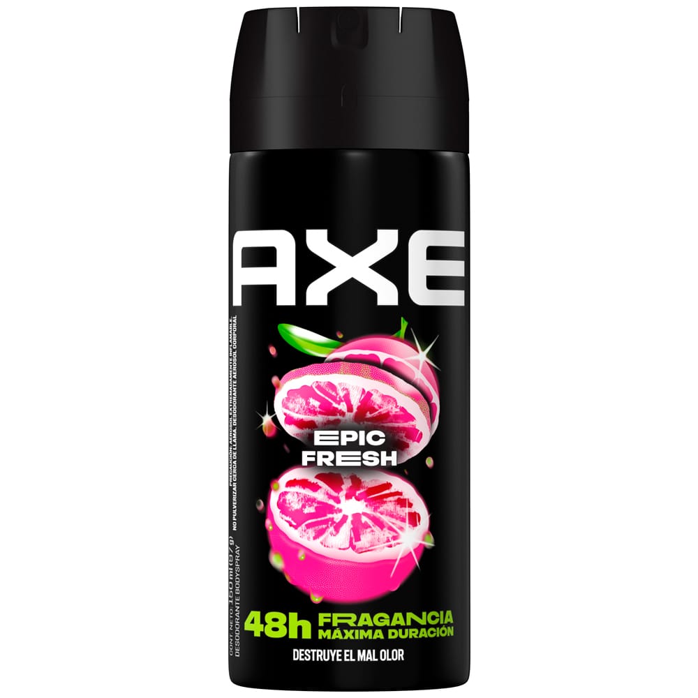 Desodorante para hombre Aerosol AXE Men Epic Fresh Frasco 150ml
