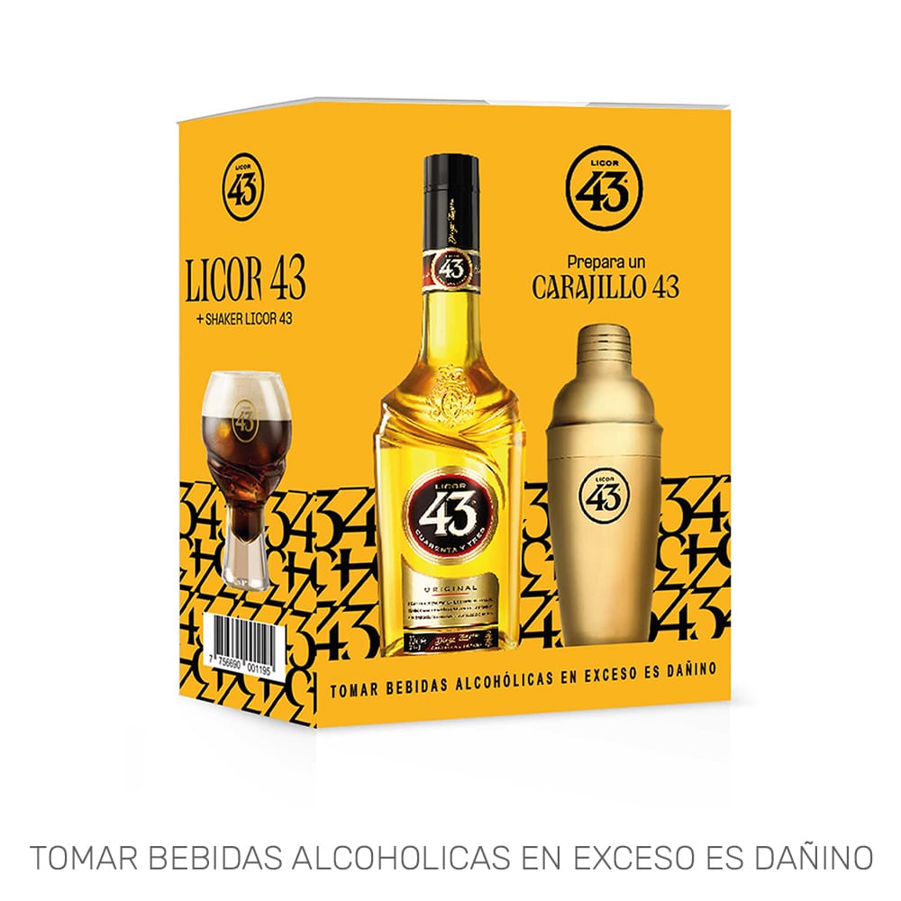 Licor 43 Botella 700ml + Shaker