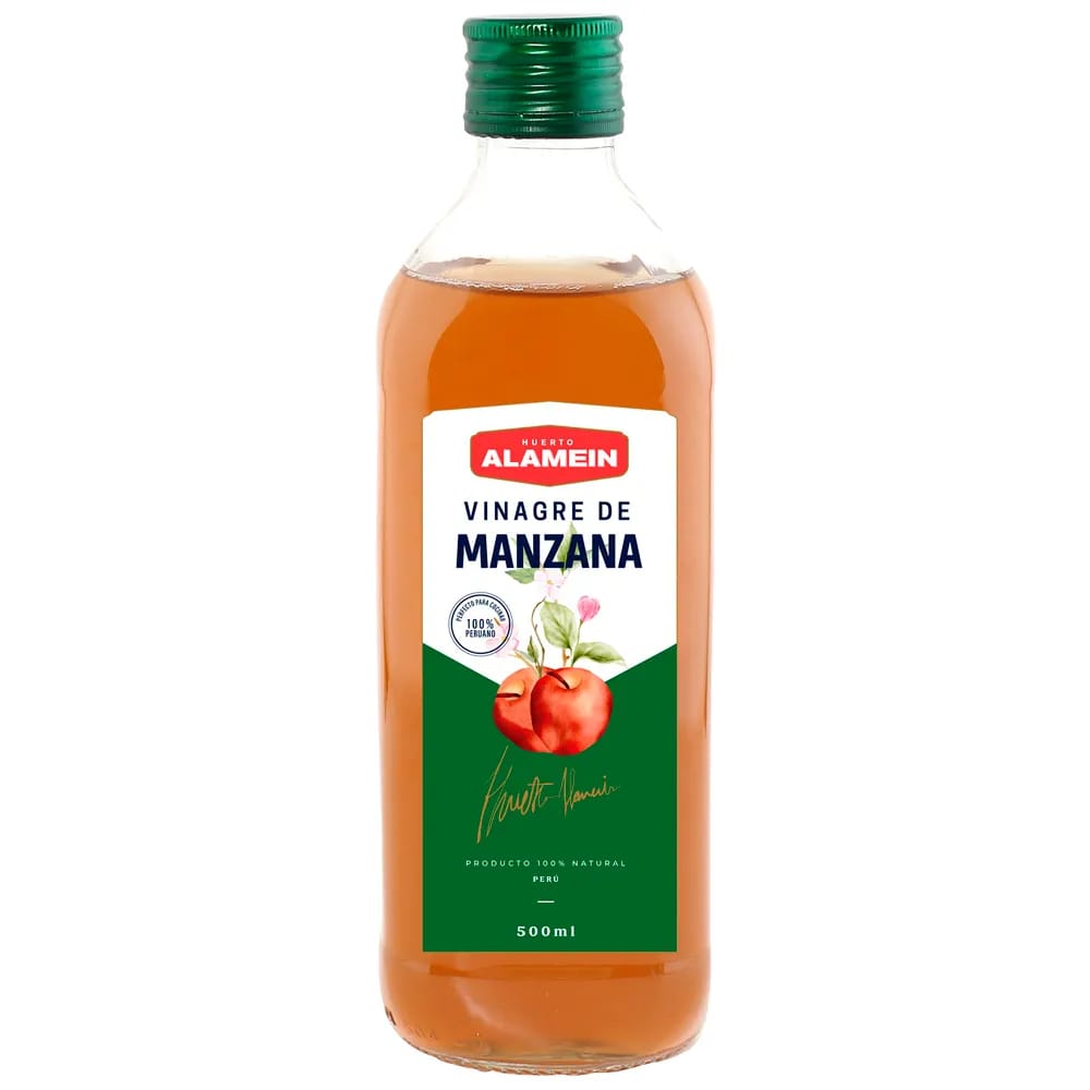 Vinagre HUERTO ALAMEIN De Manzana Botella 500Ml