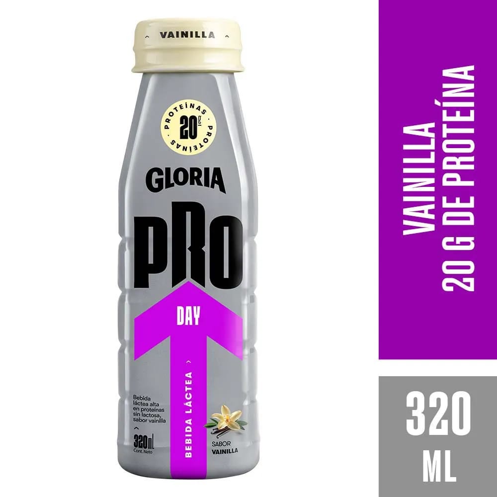 Bebida Láctea GLORIA Pro Day Vainilla Botella 320ml