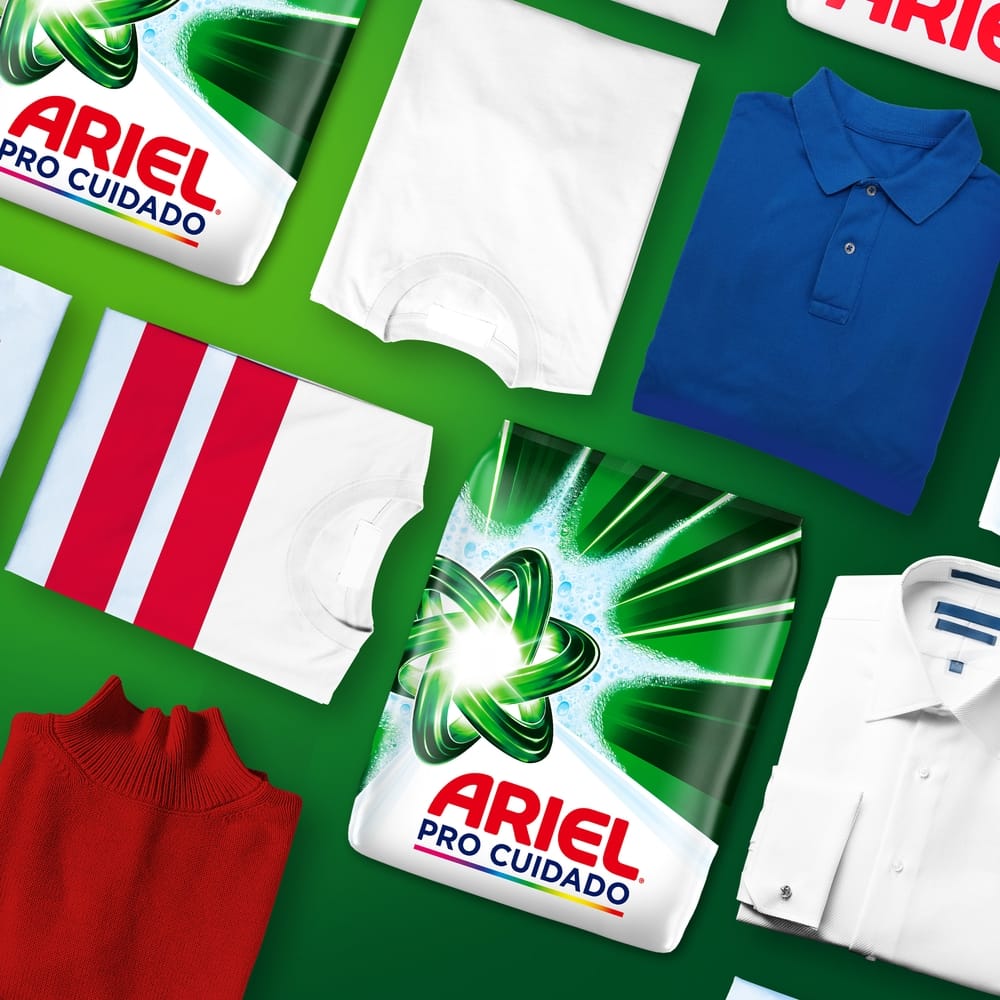 Detergente en Polvo ARIEL Pro Cuidado Bolsa 720g