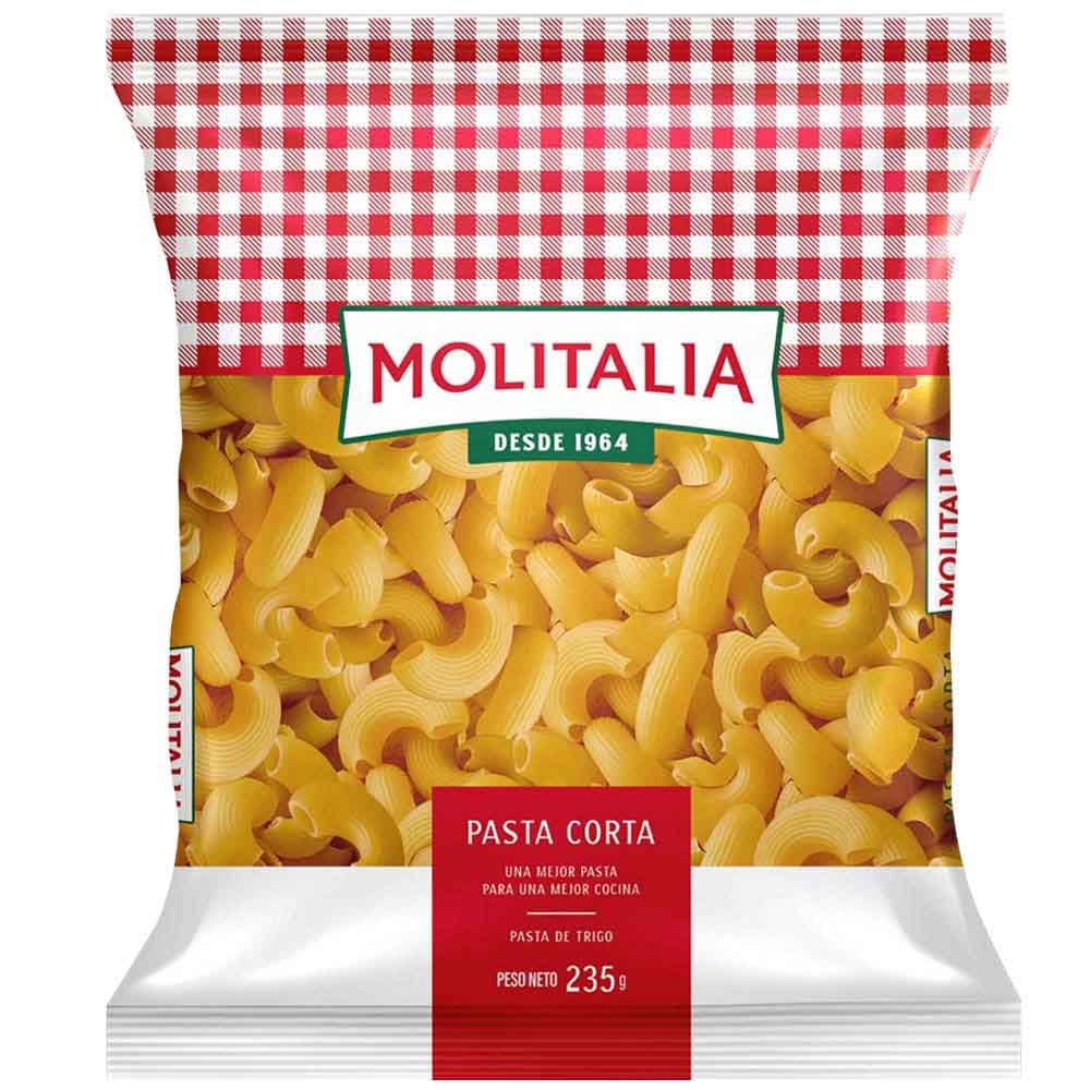 Fideos Codo Rayado MOLITALIA Bolsa 235g
