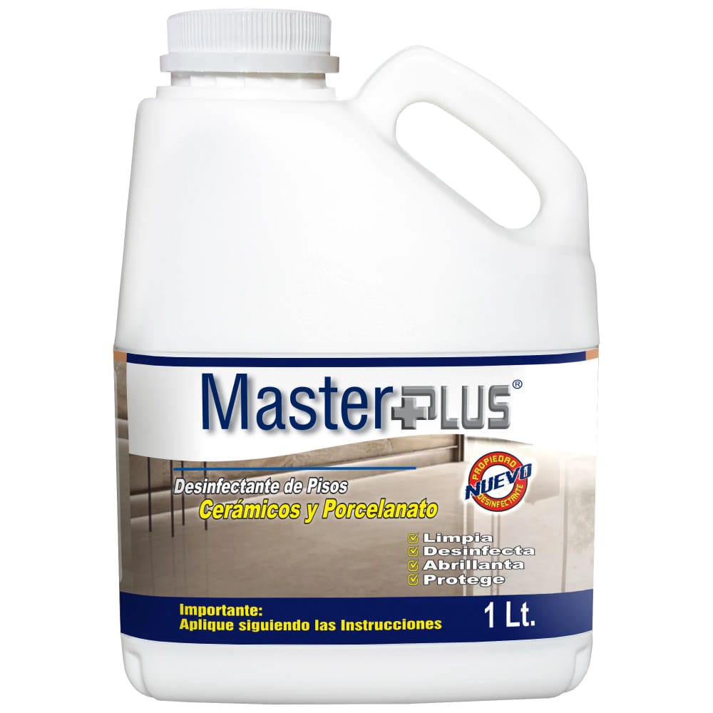 Limpiador Líquido Multiuso MASTER Pisos Cerámicos y Porcelana Botella 1L