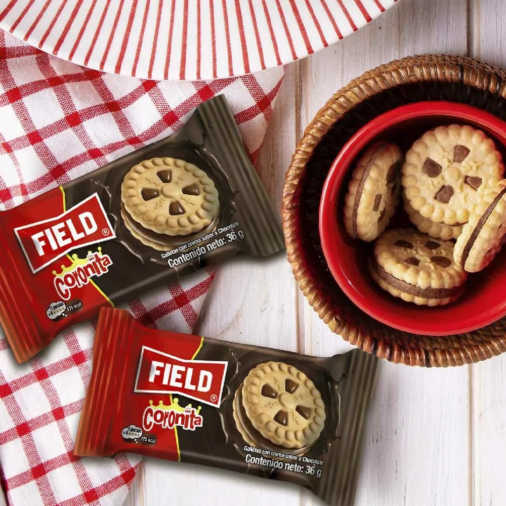 Galletas FIELD Coronita Sixpack Paquete 216g
