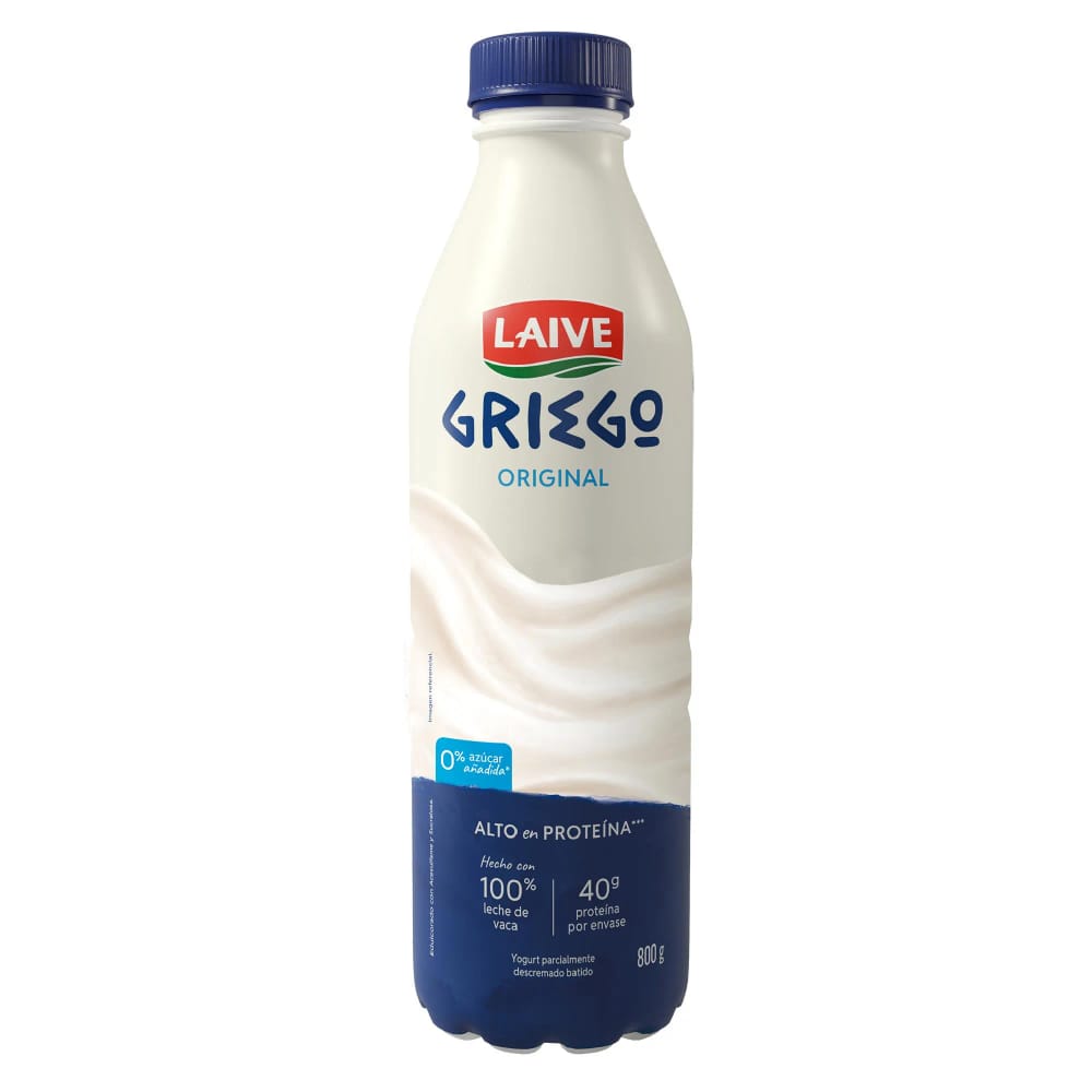 Yogurt Griego Natural LAIVE Botella 800g