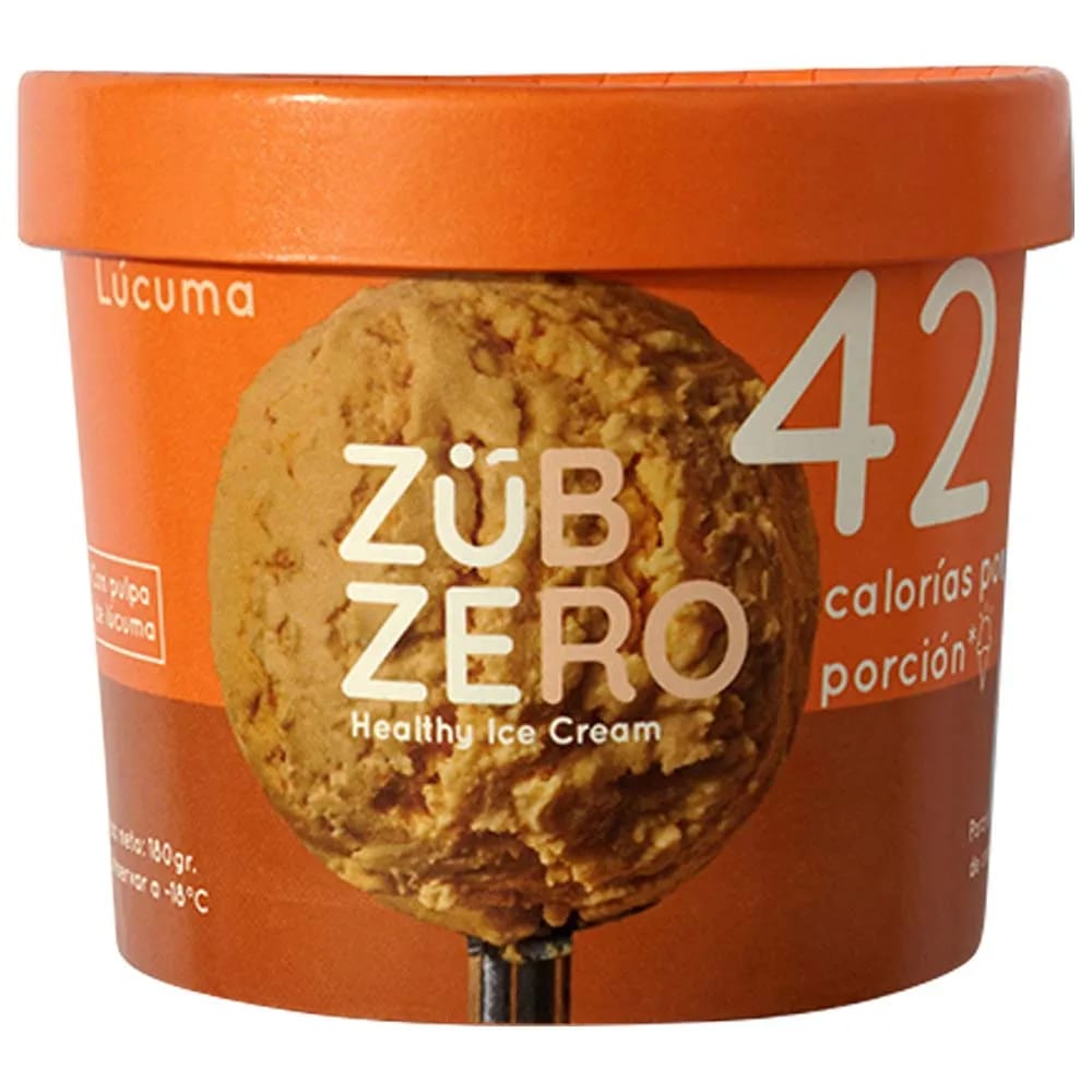 Helado de Lúcuma ZUBZERO Pote 500ml