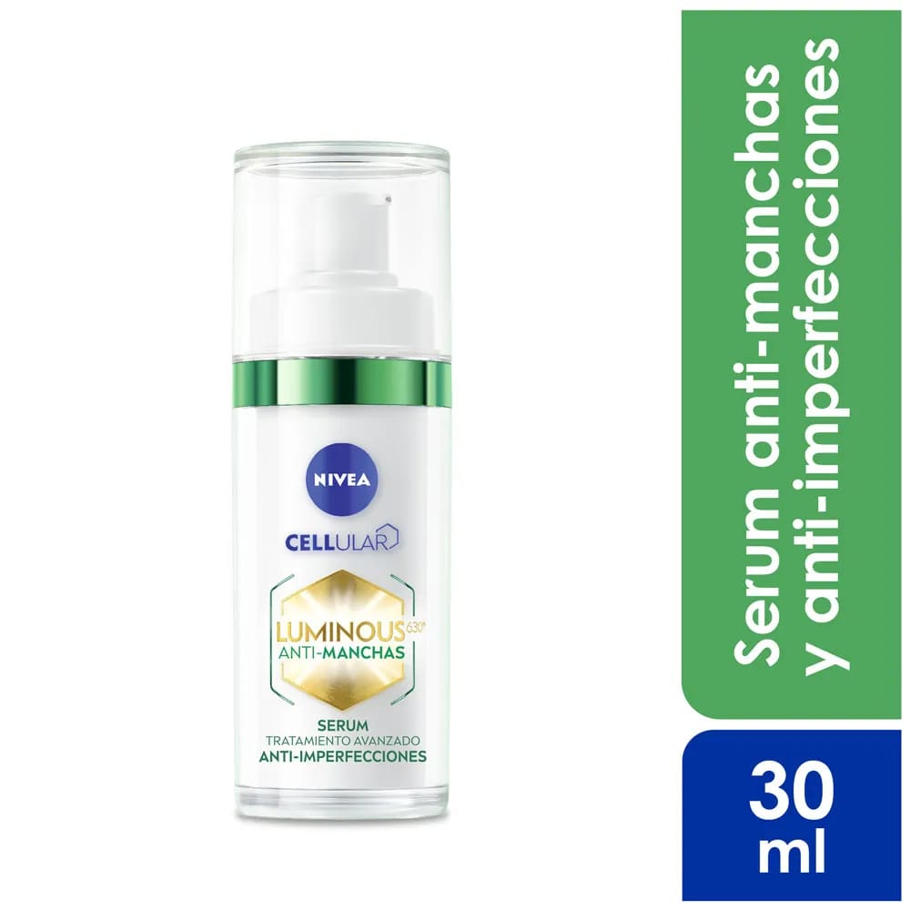 Sérum Facial NIVEA Luminous 630 Tratamiento Avanzado Anti-imperfecciones Frasco 30ML