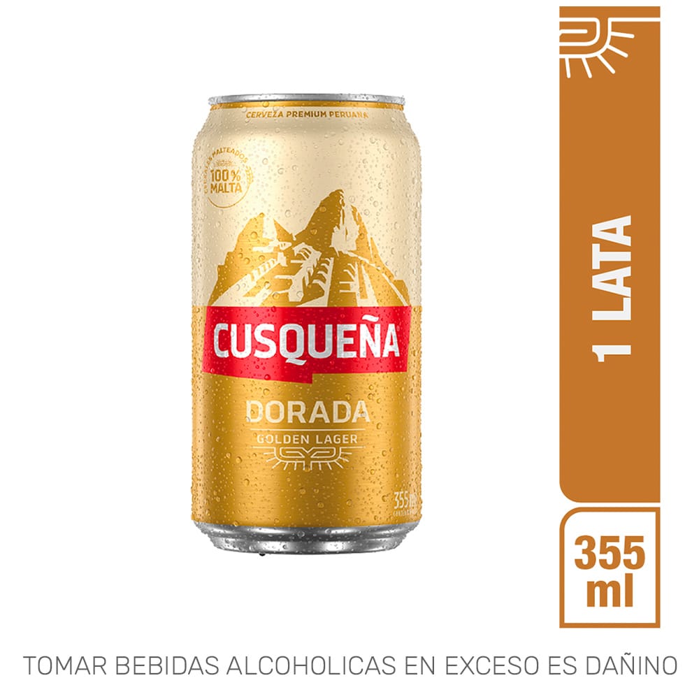 Cerveza CUSQUEÑA Lata 355ml