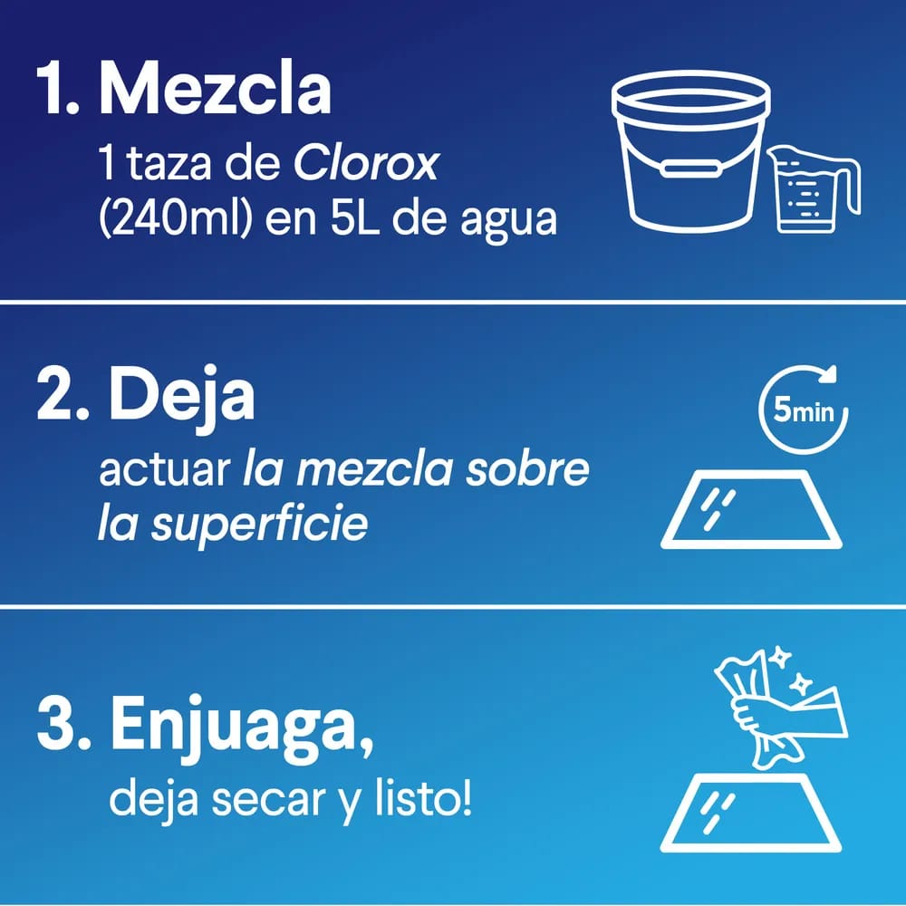 Lejía CLOROX Tradicional Botella 2kg