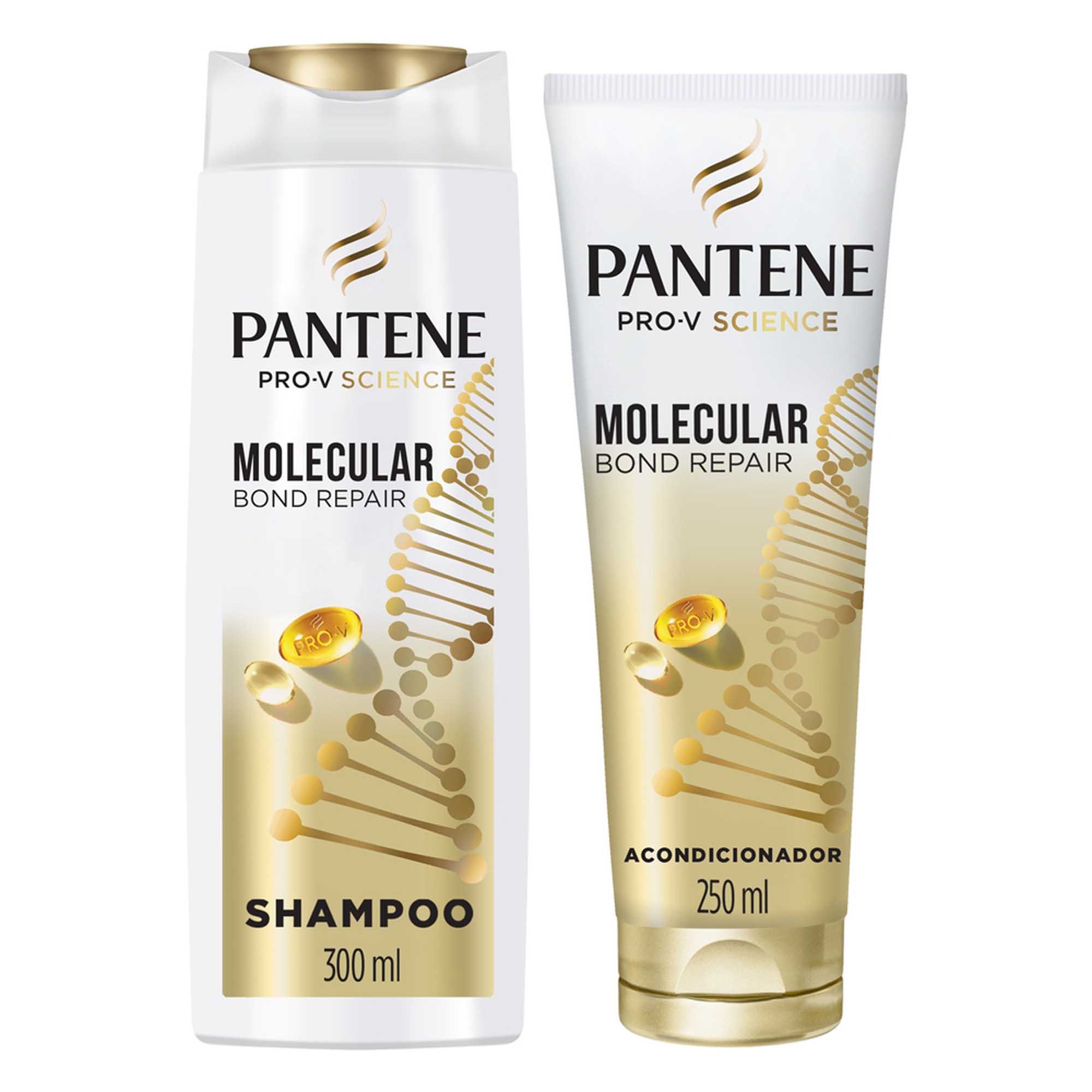 Pack PANTENE PRO-V Shampoo Bond Repair Frasco 300ml + Acondicionador Frasco 250ml