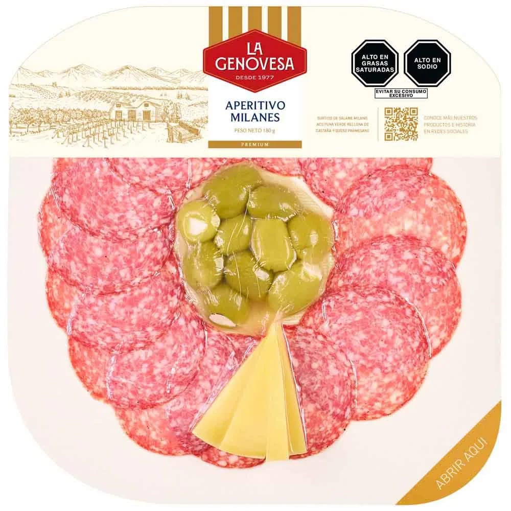 Aperitivo Milanesa LA GENOVESA Paquete 180g