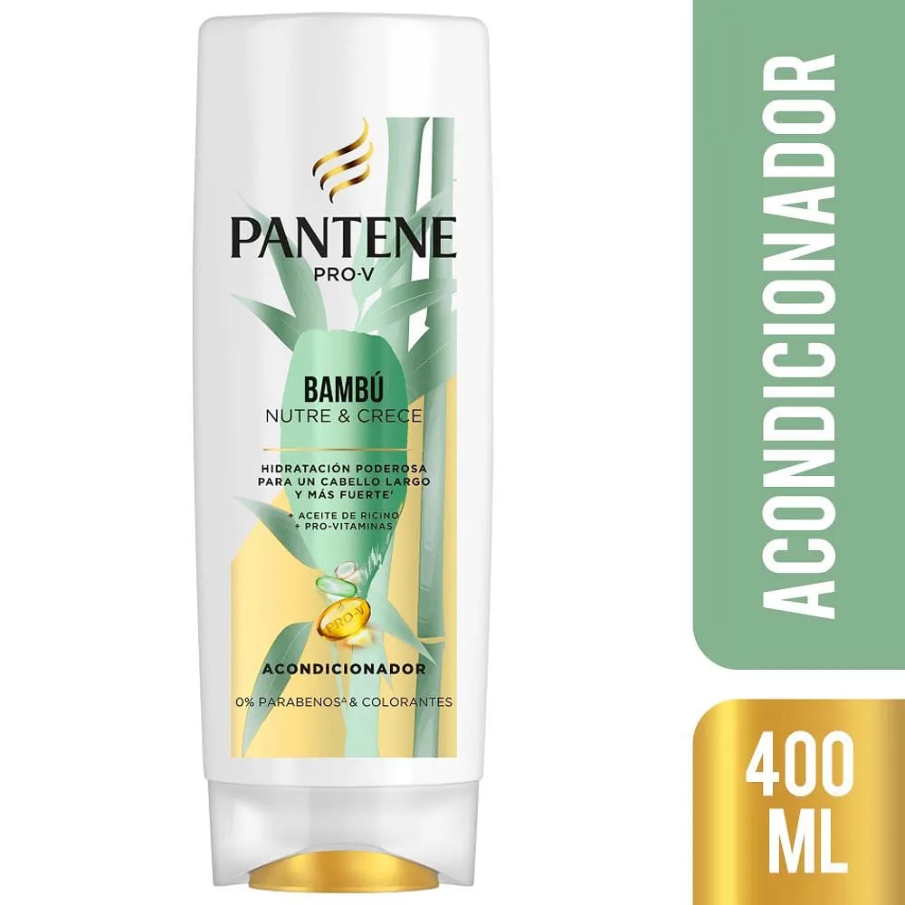 Acondicionador PANTENE Bambú Nutre & Crece Frasco 400ml