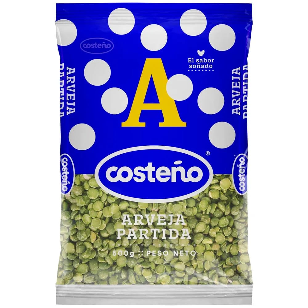 Arveja Verde COSTEÑO Bolsa 500g