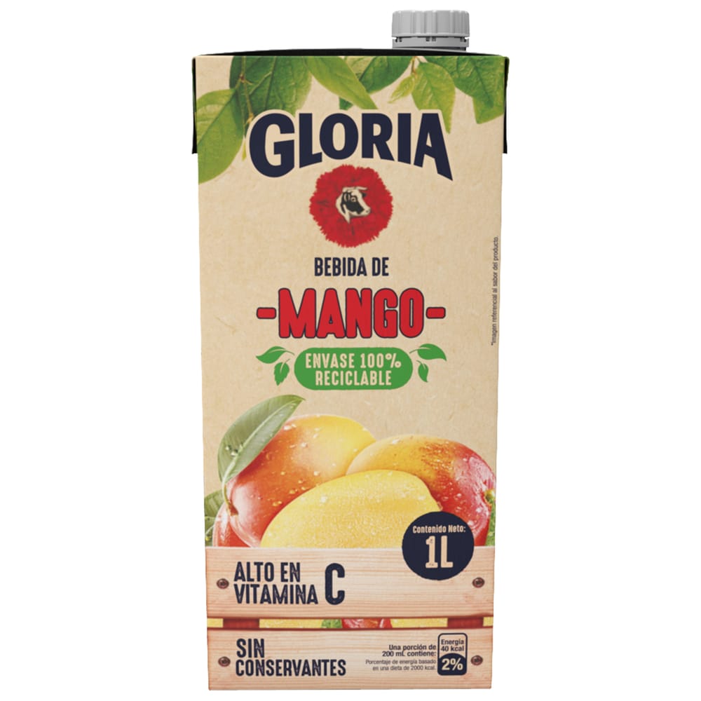 Bebida GLORIA Mango Caja 1L
