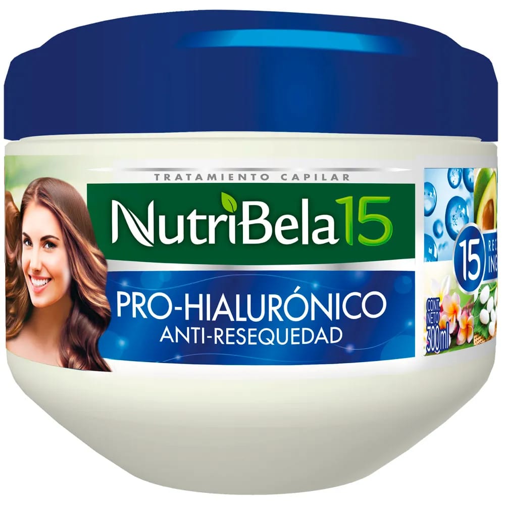 Tratamiento Capilar NUTRIBELA 15 Pro Hialurónico Pote 300ml