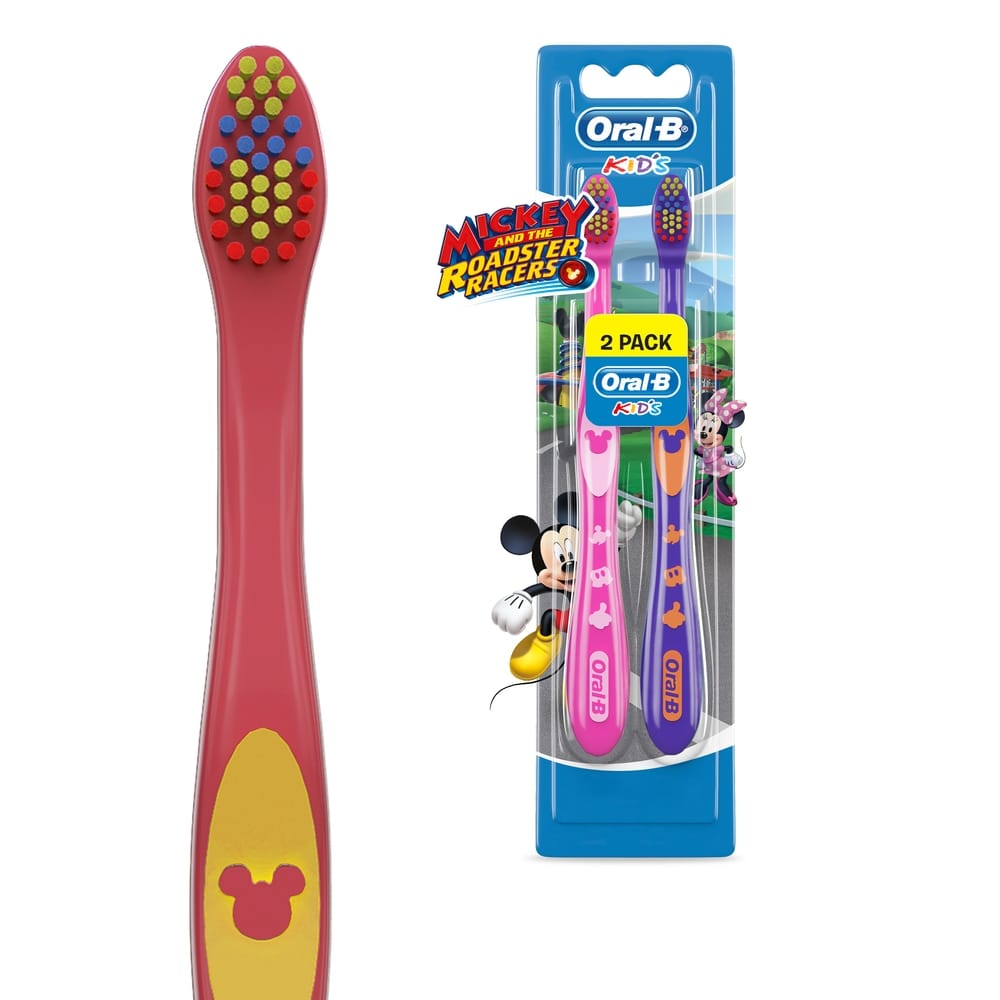 Cepillo Dental ORAL-B Kids Mickey Mouse Cerdas Suaves Blíster 2un