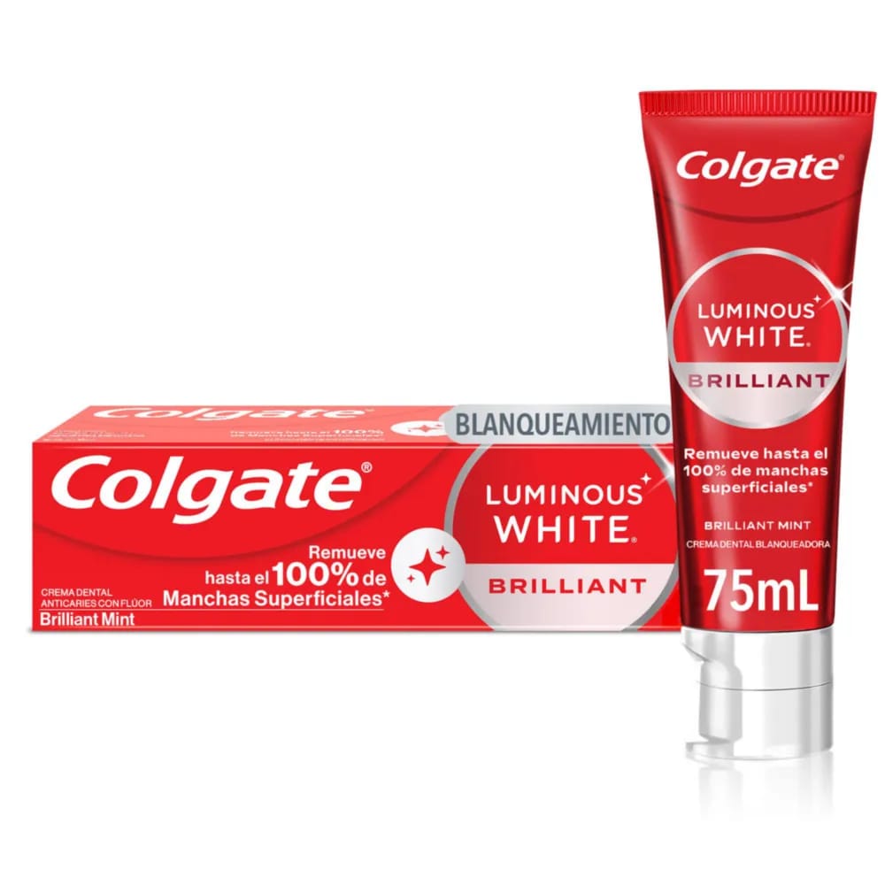 Pasta Dental COLGATE Luminous White Tubo 75ml