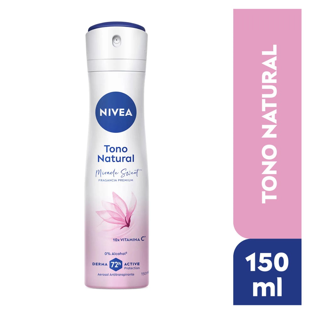 Desodorante para Mujer Spray NIVEA Miracle Sweet Frasco 150ml