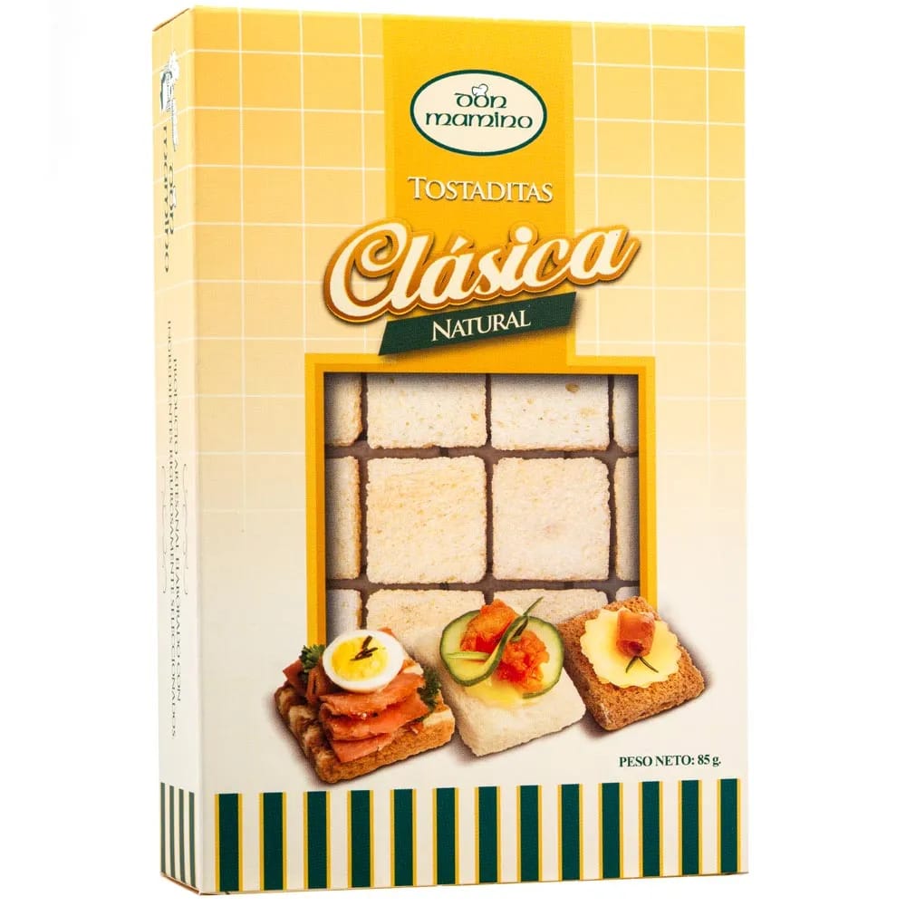 Tostaditas DON MAMINO Clásicas Natural Caja 85g