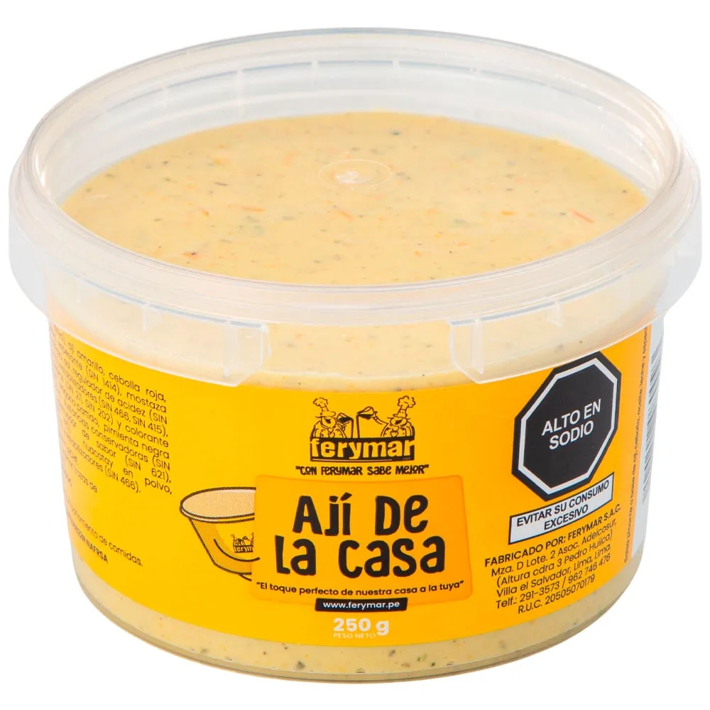 Ají de la Casa FERYMAR Pote 250g