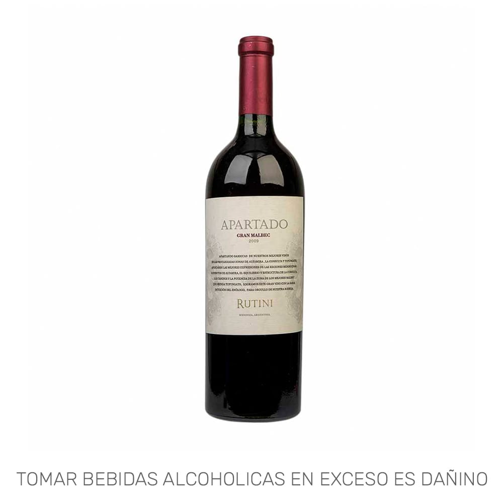 Vino RUTINI Apartado Gran Malbec Botella 750ml