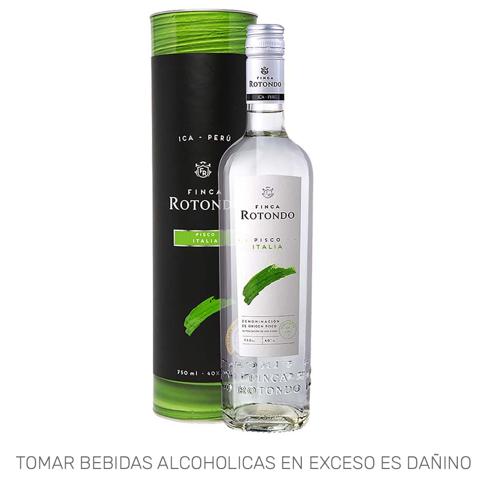 Pisco FINCA ROTONDO Italia en lata Botella 750ml