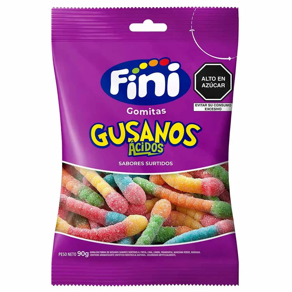Gusanos Ácidos FINI Paquete 90g