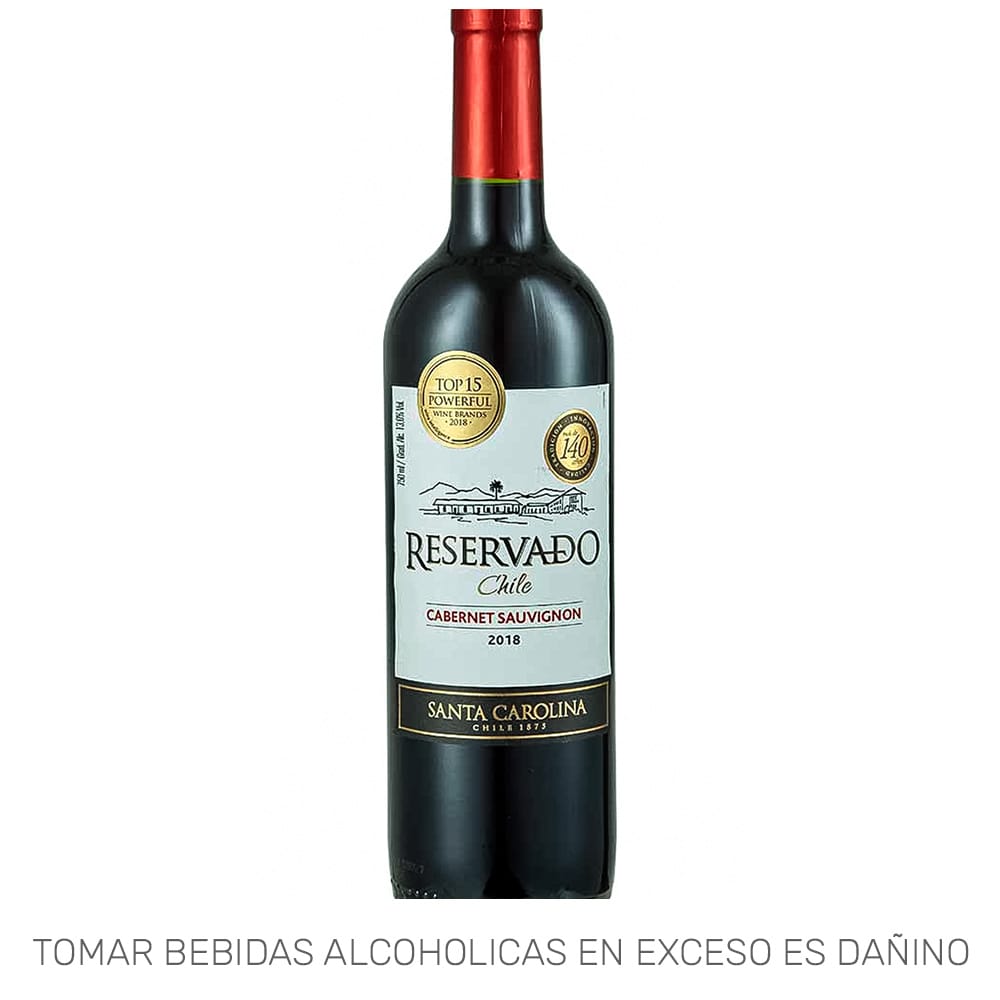 Vino SANTA CAROLINA Cabernet Sauvignon Reserva de Familia Botella 750ml