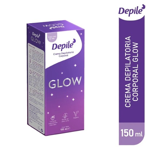 Crema Depilatoria DEPILÉ Glow Tubo 150ml pv