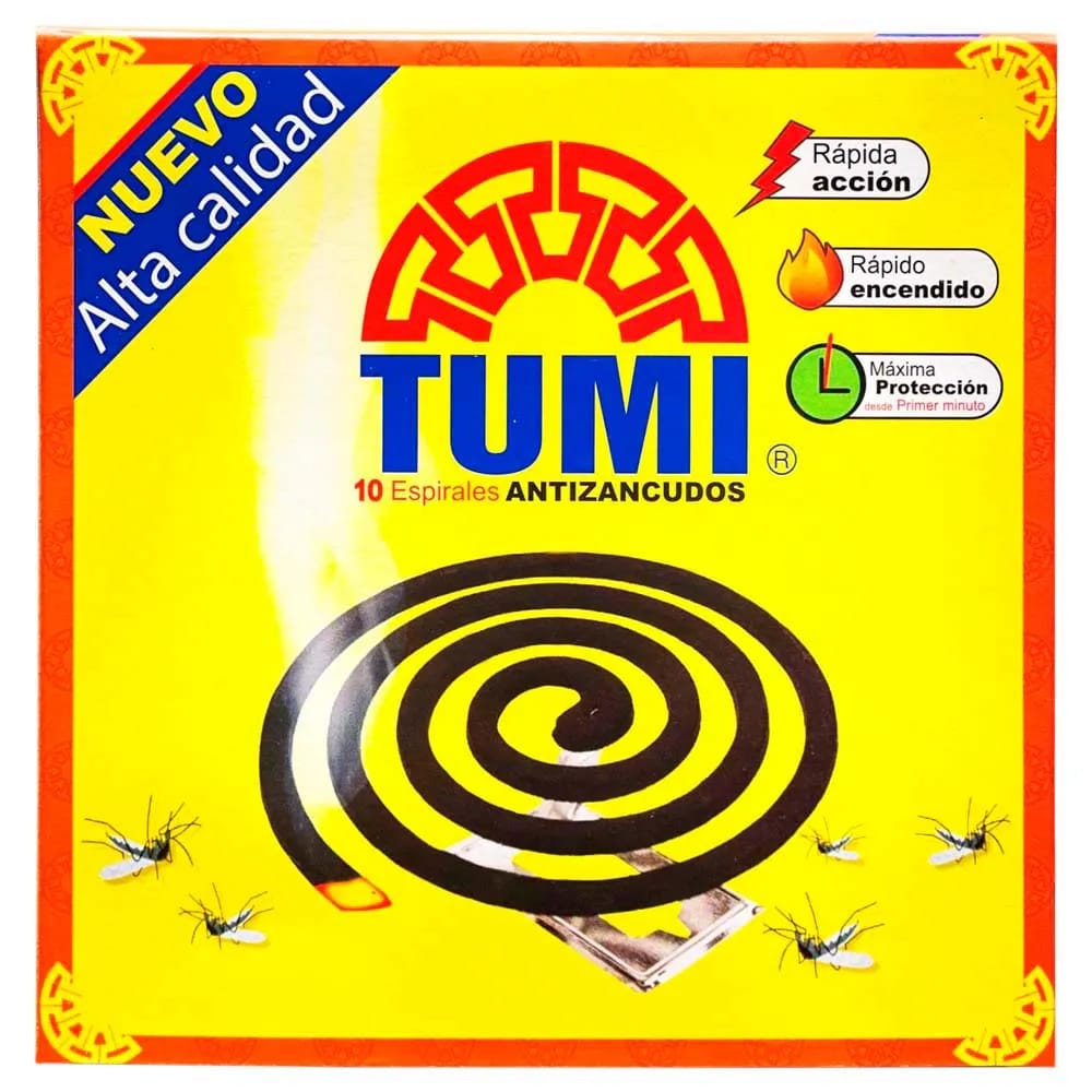 Insecticida TUMI Espiral Caja 10un