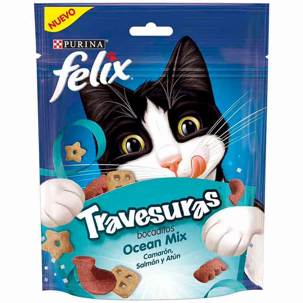 Alimento para Gato FELIX Travesuras Ocean Mix Pouch 60g