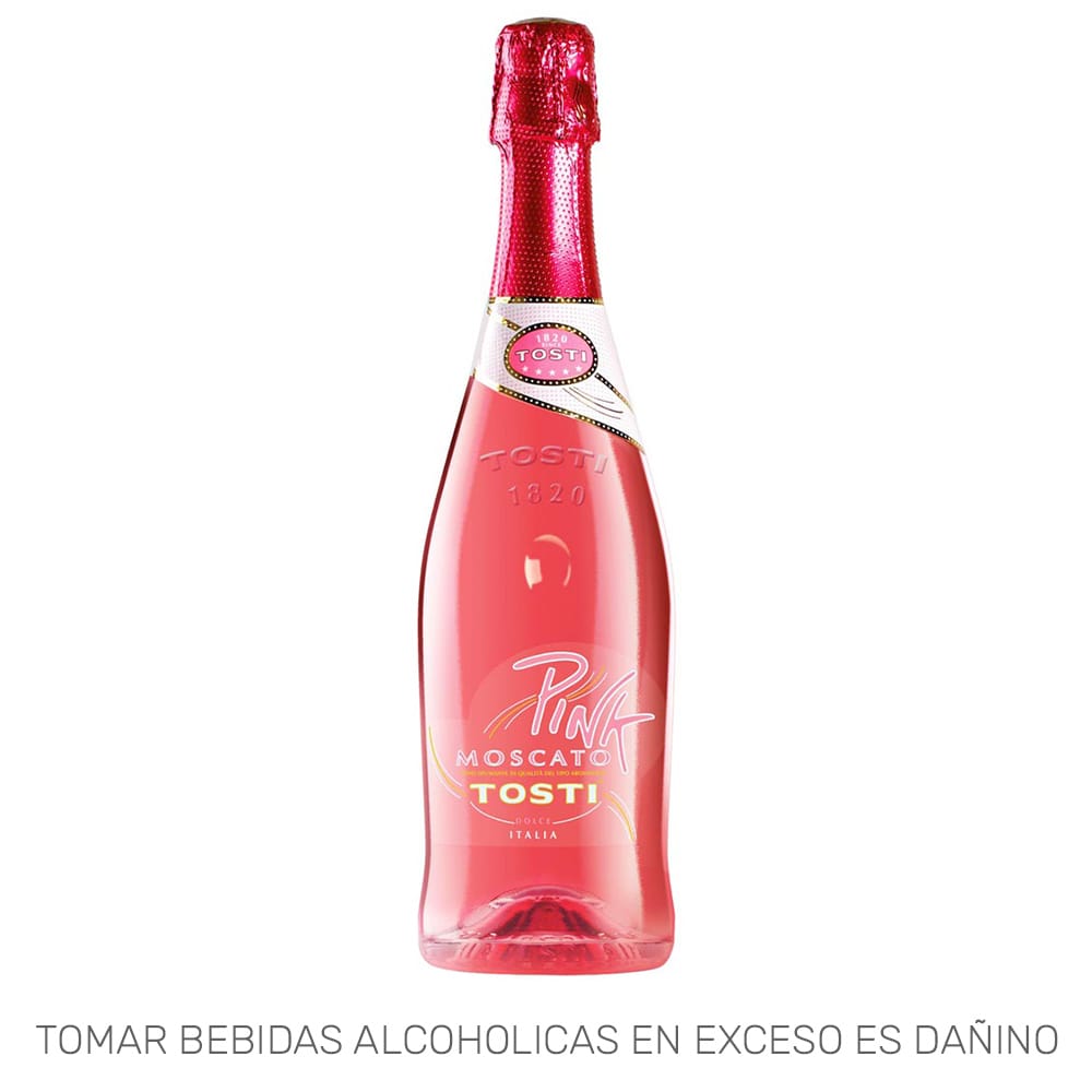 Espumante TOSTI Moscato Pink Botella 750ml