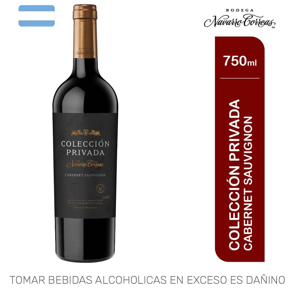 Vino NAVARRO CORREAS Colección Privada Cabernet Sauvignon Botella 750ml