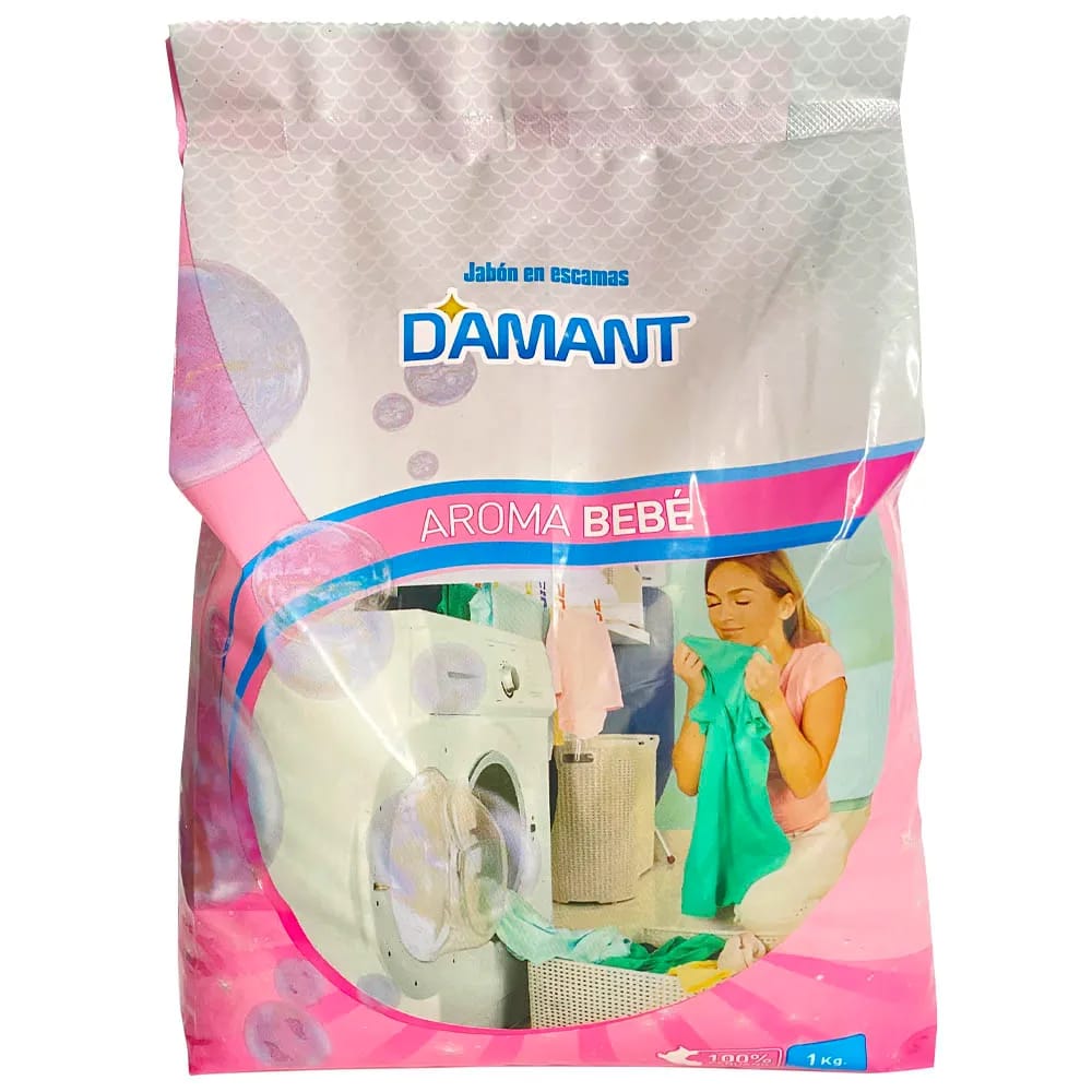 Jabón para Ropa DIAMANTE Escamas Bebé Bolsa 1Kg