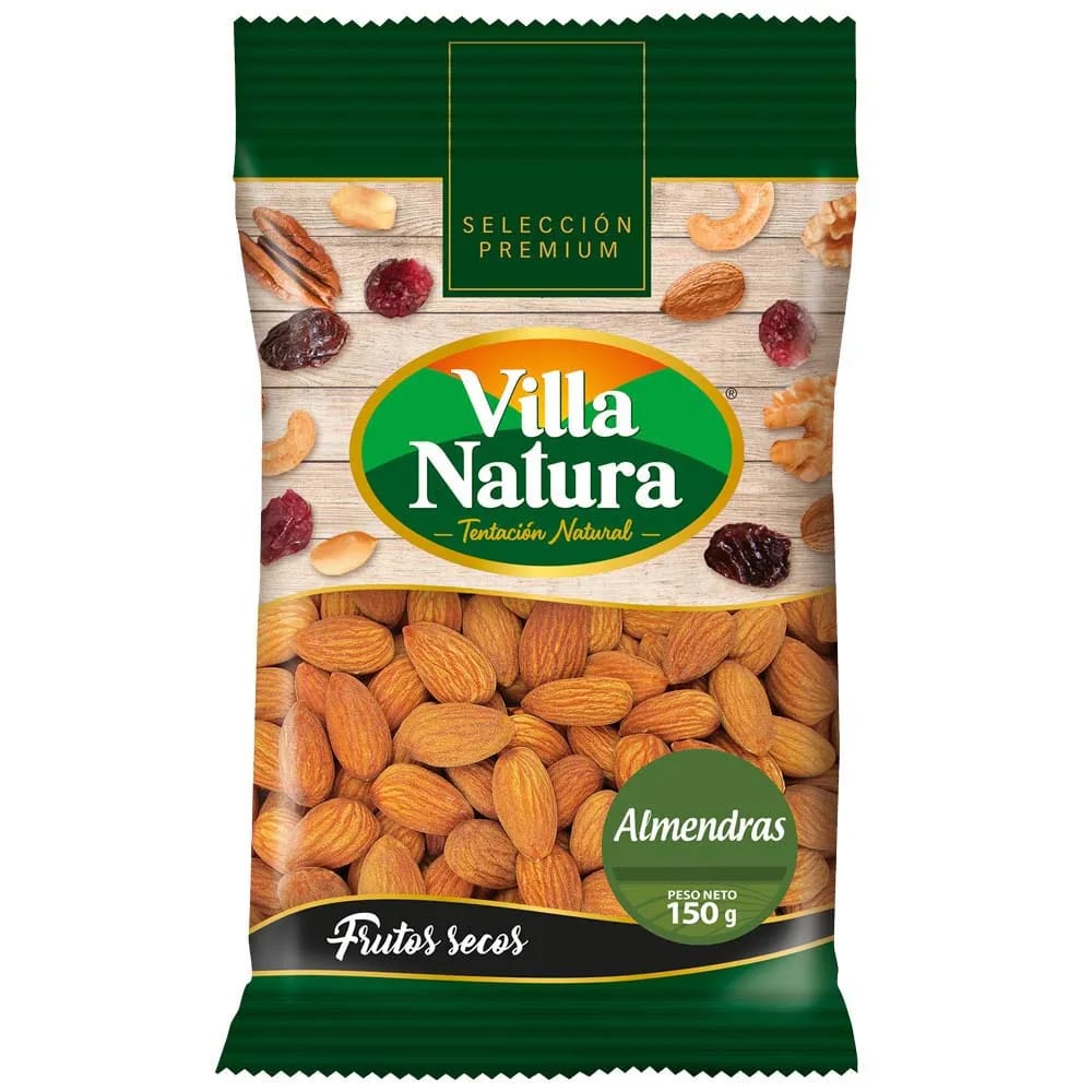 Almendras VILLA NATURA Bolsa 150g