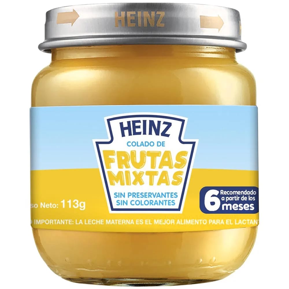 Colado HEINZ Fruta Mixtas Frasco 113g