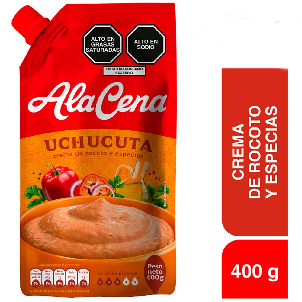 Crema de Rocoto ALACENA Uchucuta Doypack 400g