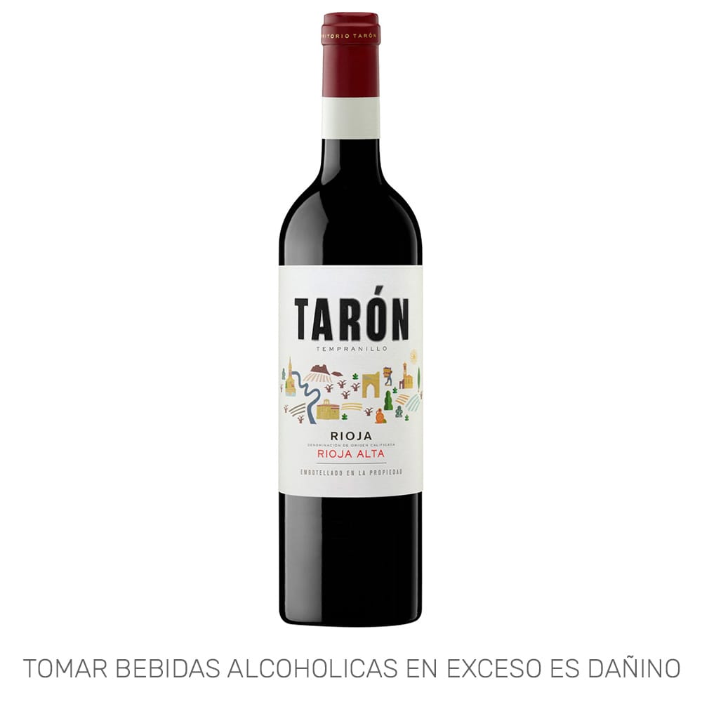 Vino Tinto TARÓN Tempranillo Botella 750ml