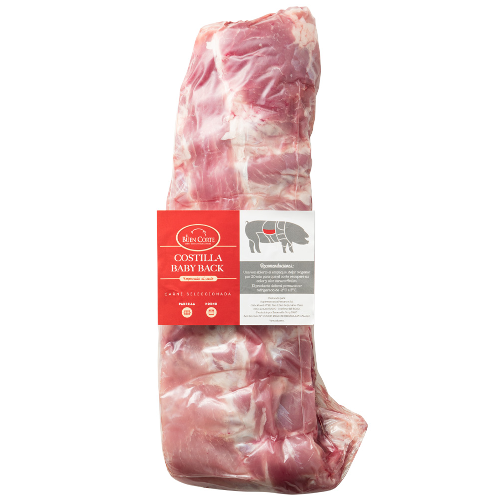 Baby Back EL BUEN CORTE x kg