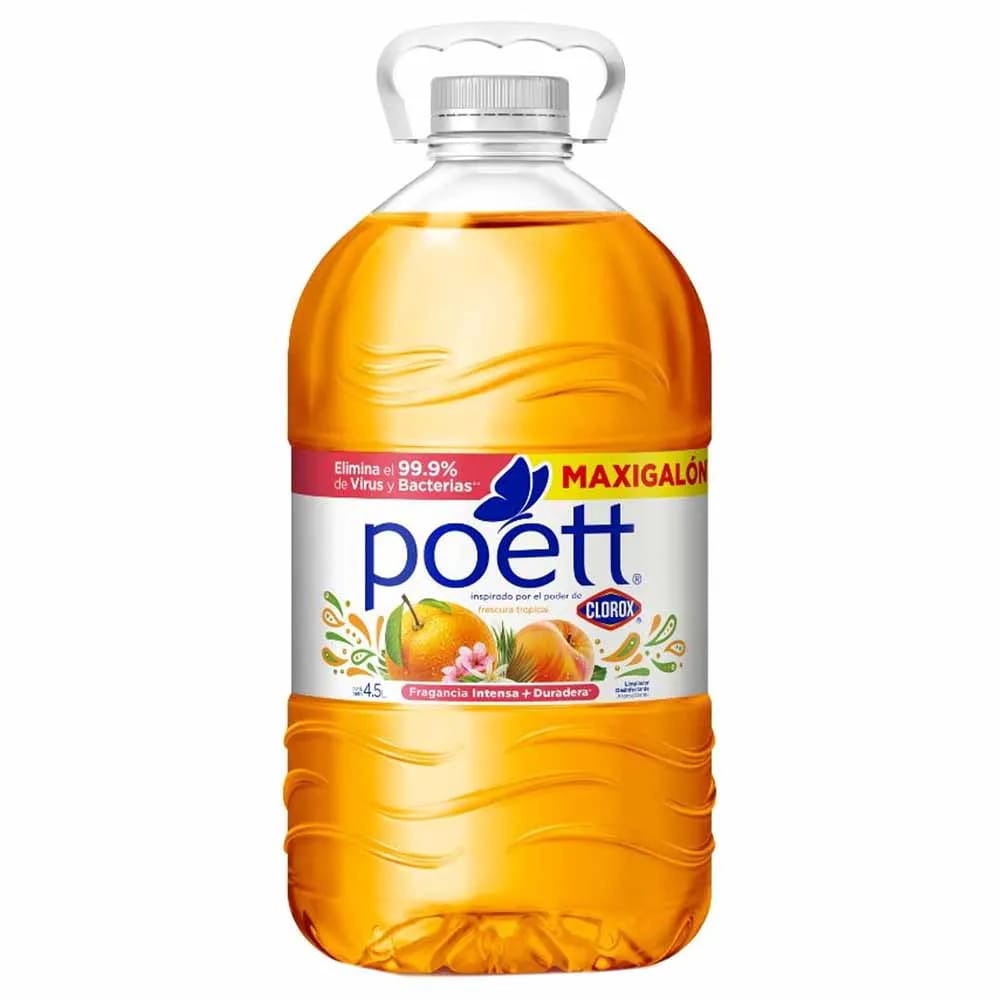 Limpiador POETT Frescura Tropical Galón 4.5L