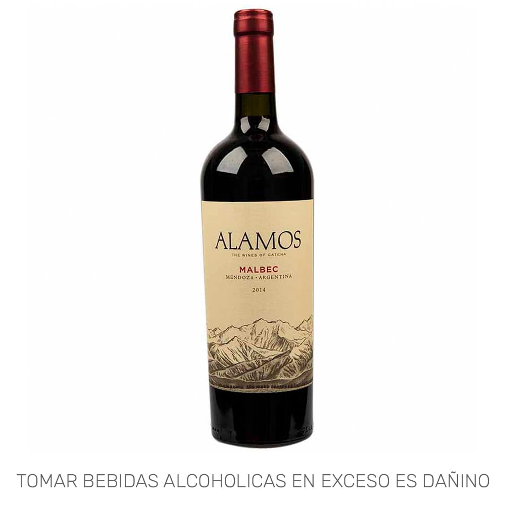 Vino ÁLAMOS Malbec Botella 750ml