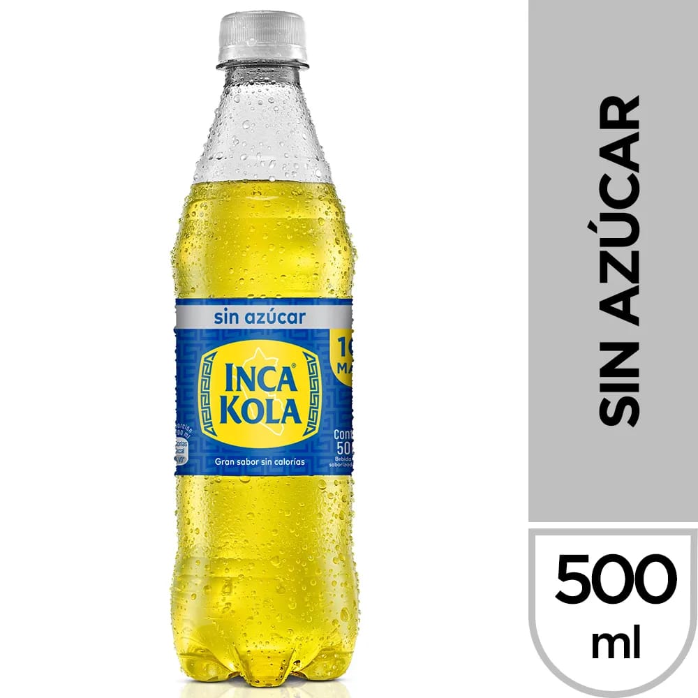 Gaseosa INCA KOLA sin Azúcar Botella 500ml