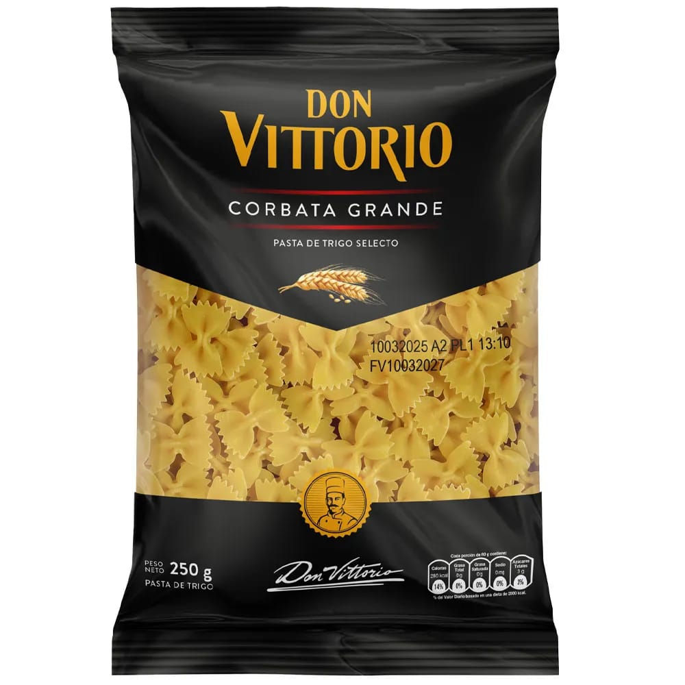 Fideos Corbata Grande DON VITTORIO Bolsa 250g