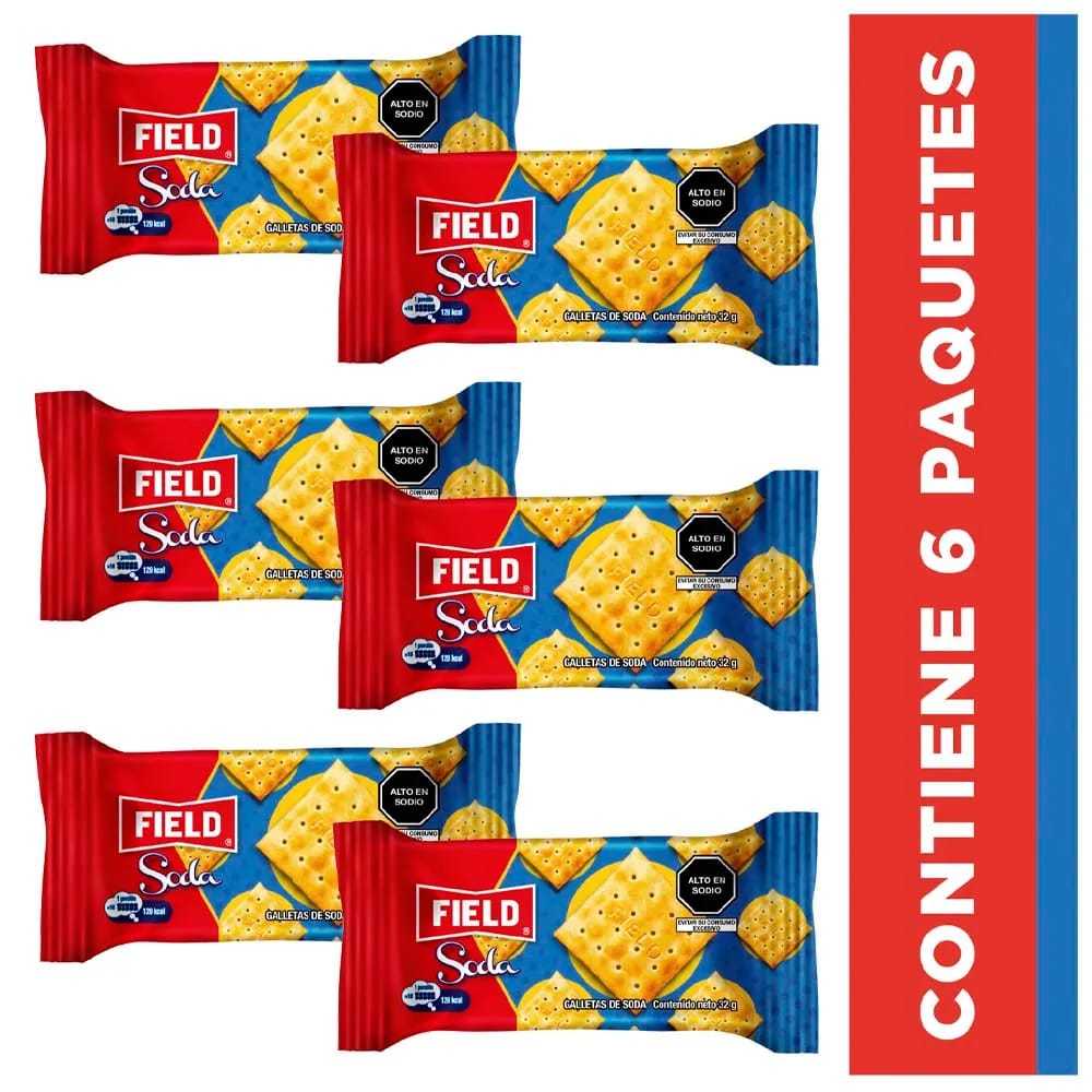 Galletas Soda FIELD Bolsa 6un
