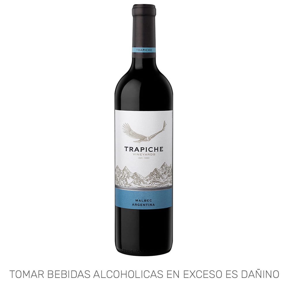 Vino TRAPICHE Vineyards Malbec Botella 750ml