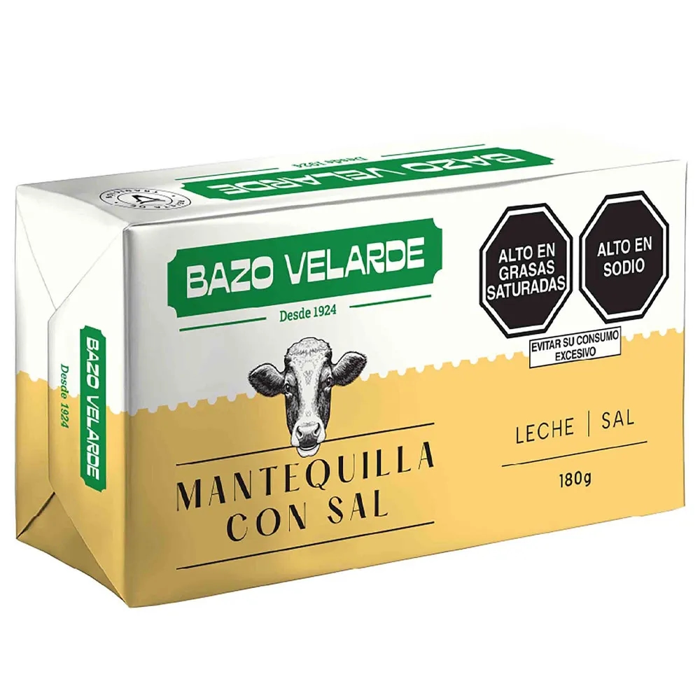 Mantequilla BAZO VELARDE Barra 180g
